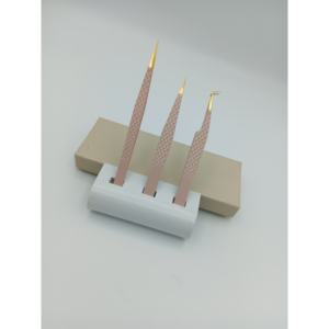 Pinces à extensions de cils personnalisables OEM avec support pour la marque et l'emballage - Product Image 1