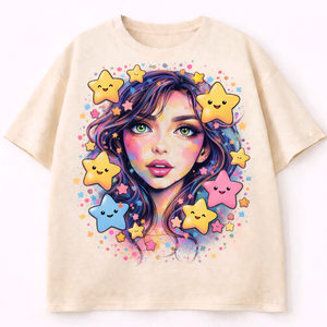 Camiseta de algodón a la moda para mujer, camiseta informal de manga corta de verano, holgada, cómoda, ligera y transpirable, ropa de calle - Product Image 6