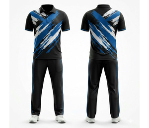OEM Custom <b>Cricket</b> Uniform Sublimation Printing | Men Women Youth <b>Cricket</b> Wears Polo Shirt and Trouser <b>Full</b> Team Outfit - Product Image 2