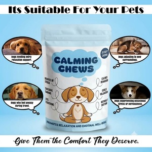 Masticables Calmantes para Perros, Ansiedad por Separación, Ruidos Fuertes, Soporte para Viajes, Ingredientes Herbales, OEM, ODM, Marca Privada, Venta al Por Mayor - Product Image 5