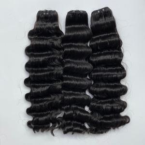 Extensiones de cabello Remy chino superventas de 2024, máquina de extensiones de tejido de ondas corporales naturales de tacto suave sedoso, trama Doble - Product Image 3