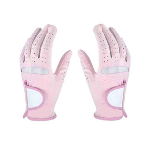 Guantes de Golf Deportivos de Cuero para Mujer, Diseño Moderno, Logotipo Personalizado, Alta Calidad, para Mano Izquierda y Derecha, Calidad Premium - Product Image 1