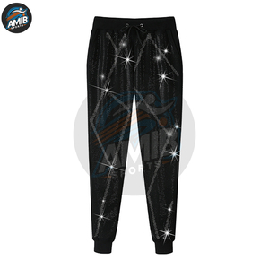Custom Men's Full Zip Rhinestone Tracksuits Breathable Lightweight Polyester/Cotton Winter Hooded <b>Top</b> Sparkle <b>Crystal</b> Logo - Product Image 4