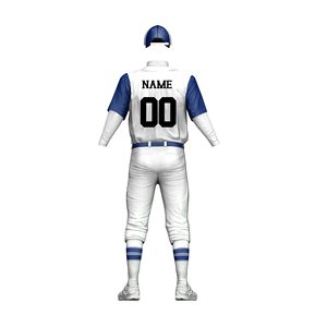Uniforme de baseball personnalisé avec logo imprimé numériquement en 3D, respirant, anti-bactérien, grande taille, en polyester, nom de l'équipe, unisexe - Product Image 4