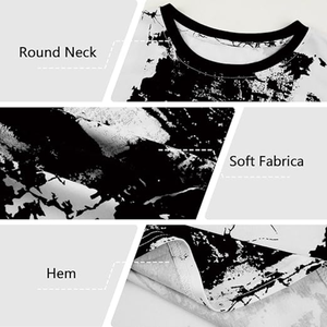Camiseta gráfica de hip hop para hombre, informal, de manga corta, con estampado moderno y estilo hipster, para streetwear. - Product Image 6