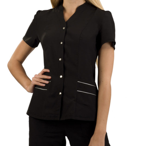 Wholesale Beauty Salon <b>Tunic</b> Shirt Fancy Hairdressing Uniform Top Hospital <b>Nursing</b> Scrubs Breathable Best selling - Product Image 3