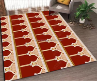 Tapis de prière en polypropylène lavable, à poils touffus, de conception nouvelle, pour mosquées musulmanes - Tapis de mosquée sur mesure
