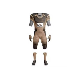 Uniforme Profesional de Fútbol Americano 100% Poliéster con Logotipo Personalizado, Nombre, Número, Ropa de Equipo Impresa, Duradera, Transpirable y Ligera - Product Image 3