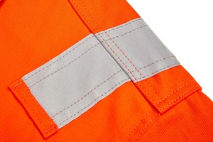 Combinaisons de travail réfléchissantes à haute visibilité pour hommes, en polyester, uniformes pour l'entretien - Product Image 4