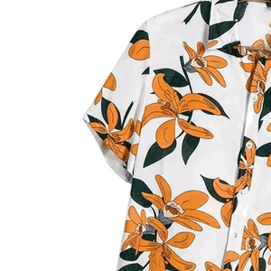Chemises de plage pour hommes, vente directe d'usine, chemises hawaïennes d'été à manches courtes, chemises de plage pour garçons, pour les vacances - Product Image 2