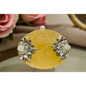 Elegant Luxury Women's Crystal Resin Party Clutch <b>Handbag</b> Fashion <b>Accessory</b> - Product Image 4