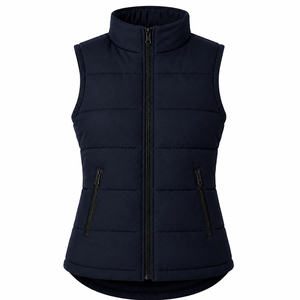 Chaleco Acolchado Ligero para Mujer, Chaleco sin Mangas para Invierno, Cálido y Aislante, Informal, para Exteriores, Personalizable - Product Image 1