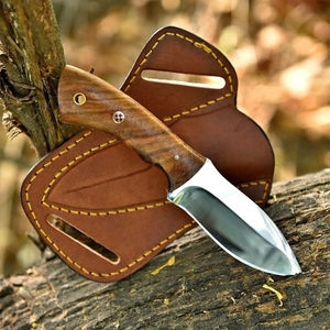 Handmade Stainless Steel Fixed Blade <b>EDC</b> Bushcraft Outdoor Camping Hunting <b>Knife</b> with Rosewood Handle for Wholesale OEM - Product Image 4