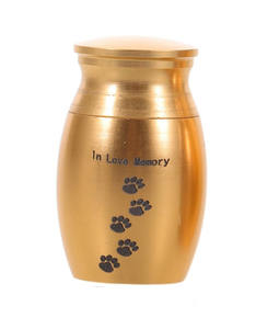 Urnas Decorativas de Latón para Cenizas de Mascotas, Urnas Funerarias Pequeñas, Artículos Funerarios, Urna Clásica y Elegante, Urnas para Mascotas al por Mayor - Product Image 1