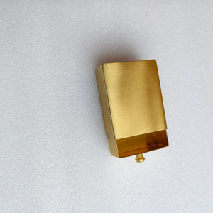 Boîte à allumettes de luxe en laiton doré, support moderne haut de gamme, personnalisable avec logo gravé, écologique, souvenir de mariage pour allumages - Product Image 4
