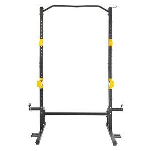 "Multi-Functional Fitness <b>Rack</b> with Pull Bar & Weight <b>Plate</b> Storage" - Product Image 1