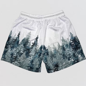 Pantalones Cortos de Malla de Secado Rápido con Estampado por Sublimación con Logotipo de Chrome Heart, Diseño de Moda Nuevo, Personalizados, Pantalones Cortos de Malla Casuales de Verano para Hombre - Product Image 1