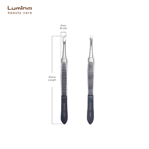Juego de pinzas de punta fina de 2 piezas con agarre antideslizante - Product Image 3