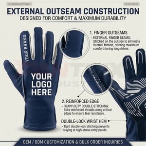 Guantes de Karting para Producción en Masa con Agarre Reforzado en la Palma para Distribuidores de Equipamiento de Carreras y Mercados de Exportación - Product Image 5