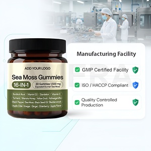 Gomitas Veganas de Musgo Marino de Marca Privada OEM con Suplemento de Alga Marina y Raíz de Bardana - Product Image 2