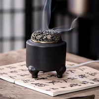 Porte-bougie et brûleur d'encens de luxe, ornements élégants pour la maison, magnifique décoration intérieure