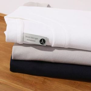 T-shirt formel à manches courtes et col rond pour homme BlanqWear, 100 % coton 200g, antibactérien, séchage rapide, écologique, personnalisable, coupe ample - Product Image 6