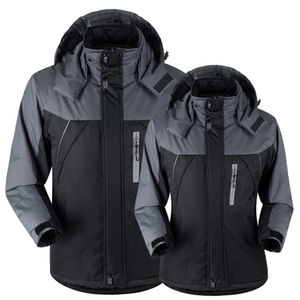 Chaqueta de Invierno con Capucha para Hombre, Personalizada, de Alta Calidad, Ligera, de Lona y Softshell, al por Mayor - Product Image 1