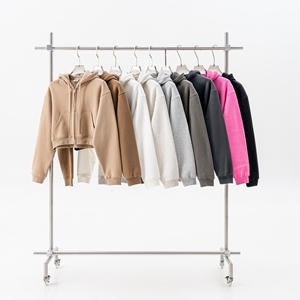 Tenues Chaudes pour Femmes et Hommes – Ensembles de Vêtements Automne-Hiver – Survêtements Chauds à Col Montant et Fermeture Éclair – Sweat-shirts pour Hommes - Product Image 3