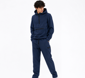 Men's Fashion Tracksuit Comfortable Hoodie and Jogger <b>Set</b> for Daily Street Style - Product Image 3