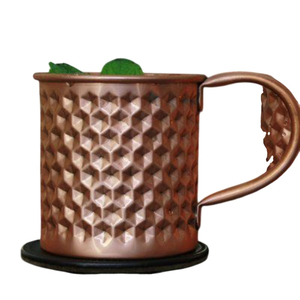 Mug élégant pour bière et cocktails, en cuivre pur martelé antique, finition martelée à la main, pour bar à domicile, prix le plus bas - Product Image 1