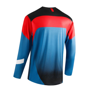 Camiseta de Motocross Personalizada con Estampado Digital, Transpirable, de Secado Rápido, 100% Poliéster, Manga Larga, para Hombre, Ropa Deportiva de Carreras - Product Image 3