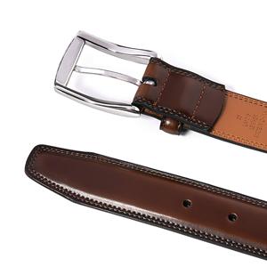 Cinturones de Cuero Genuino para Hombre, Diseño Moderno, Hebilla con Correa de Cuero, Cinturones Masculinos para Vestir - Product Image 5