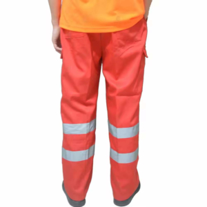 Navy Yellow Waterproof Reflective CE Certified <b>Cargo</b> <b>Work</b> <b>Pants</b> Industrial Safety <b>Pants</b> Hi Vis Tape for Construction Workwear - Product Image 2