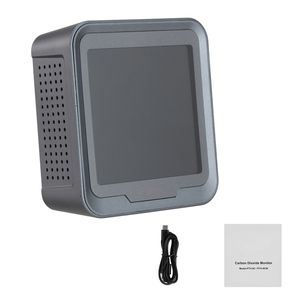 เซ็นเซอร์ NDIR เครื่องตรวจสอบคาร์บอนไดออกไซด์ ตัวควบคุม CO2 พร้อมจอแสดงผลอุณหภูมิและความชื้น เครื่องตรวจสอบคุณภาพอากาศสำหรับบ้าน สำนักงาน กลางแจ้ง - Product Image 4