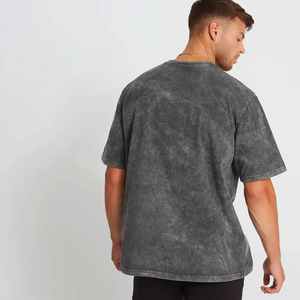 T-shirt pour homme de qualité supérieure, facile à porter, respirant, léger, écologique, effet délavé, avec toile - Product Image 2