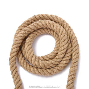 Cuerda de Yute Trenzada de 3-20 mm, 3/4 Hebras, 100% Natural, Ecológica, Duradera, Biodegradable, de Alta Calidad, Diámetro Exterior Personalizado - Product Image 4