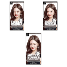 Mise En Scene Hello Bubble Tinta per Capelli 3 Pezzi - Grigio Tè al Latte Semi-Permanente con Sconto - Product Image 1