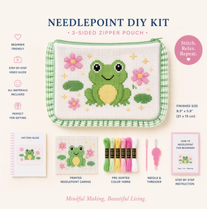 <span class=keywords><strong>Pochette</strong></span> transparente à fermeture éclair avec bordure florale imprimée personnalisée, organisateur de ciseaux, sac de <span class=keywords><strong>rangement</strong></span> pour fils à broder, sac de <span class=keywords><strong>couture</strong></span>, sac de projets pour point de croix - Product Image 3