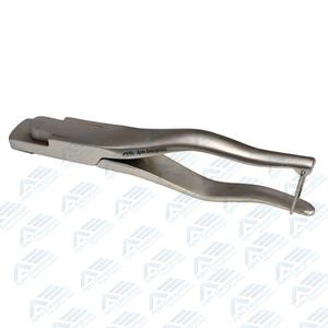 Alicate para marcar orejas de oveja de acero inoxidable de alta calidad, instrumento veterinario Apto Enterprises AE-5366 con certificación CE y garantía de por vida. - Product Image 1