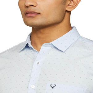 เสื้อเชิ้ตแขนยาวสำหรับผู้ชายทรงสลิมฟิตสุดหรูเสื้อเชิ้ตทำงานแขนยาวสำหรับผู้ชายแบบลำลองทางการทำจากผ้าฝ้าย - Product Image 4