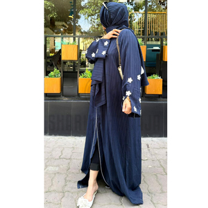 Abaya islamique pour femmes, longue, fabriquée en usine, vente en gros, hijab, vente chaude, haute qualité - Product Image 6