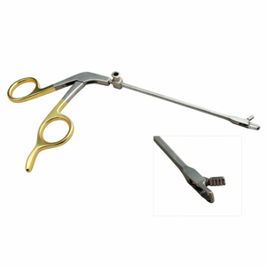 Pinzas Rectas de Acero Inoxidable de Alta Calidad, Instrumento Quirúrgico Manual Esencial para Procedimientos Artroscópicos, con Certificación CE - Product Image 1