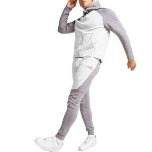 Conjunto Deportivo de Dos Piezas de Último Diseño, de Alta Calidad, Color Sólido, 100% Algodón, Ropa Deportiva para Correr, Chándal Informal para Hombre - Product Image 1