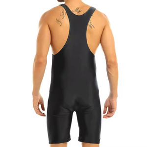 Custom High Quality Breathable Plus Size Printed Wrestling <b>Singlet</b> Uniform for Men & <b>Women</b> with Moisture-Wicking - Product Image 6