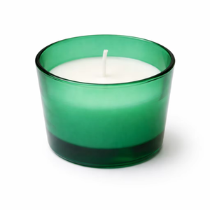 Bougie en cire de soja à mèche unique de qualité supérieure dans un bocal en verre translucide coloré, écologique, faite à la main, décoration de Noël pour la maison, vente en gros - Product Image 1