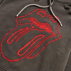 High Quality 100% Cotton Custom Distressed Embroidery Pullover Hoodie For Men Acid Wash Streetwear For All Seasons - Product Image 6