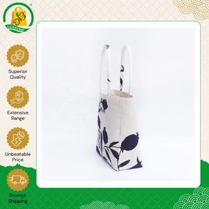 Bolsa Tote Mediana de Algodón Hecha en India, de Primera Calidad, Venta al Por Mayor, con Cierre de Cremallera, Reciclada, con Asa Larga - Product Image 4