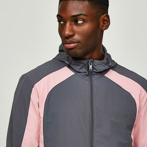 Chaqueta Cortavientos con Capucha para Hombre, Diseño Sólido, Resistente al Viento, Precio Económico, Venta Caliente, Logotipo Personalizado - Product Image 4