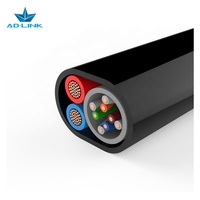 Câble Siamese CCTV AD-LINK/OEM 305M 8+2 avec 2 fils d'alimentation, 4 paires Cat5e UTP non blindées, gaine PE+PVC, bobine en bois