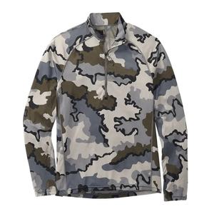 <b>Men</b> Camo Hunting <b>Base</b> <b>Layer</b> 1/4 Zip Long Sleeve Performance Shirt Breathable Quick Dry Thermal Underwear Outdoor Camouflage Tops - Product Image 2